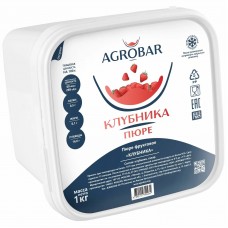Замороженное пюре "Agrobar" Клубника 1кг