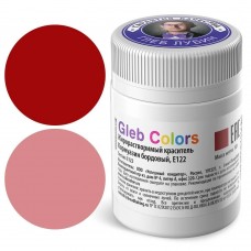 Краситель сухой ж/р Gleb Colors кармуазин бордовый 10г