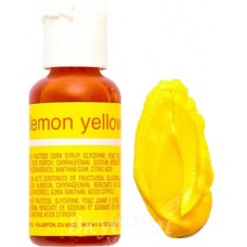 Краситель гелевый Chefmaster Желтый лимон Lemon yellow 20г