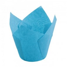 Формы бумажные тюльпан Голубые 10шт