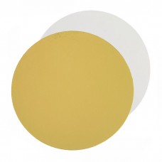 Подложка круглая золото/белая d=32см (3,2мм)
